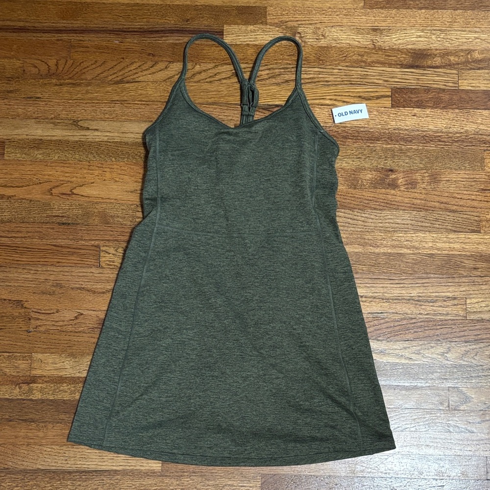 NWT Old Navy green women’s racerback athletic dress